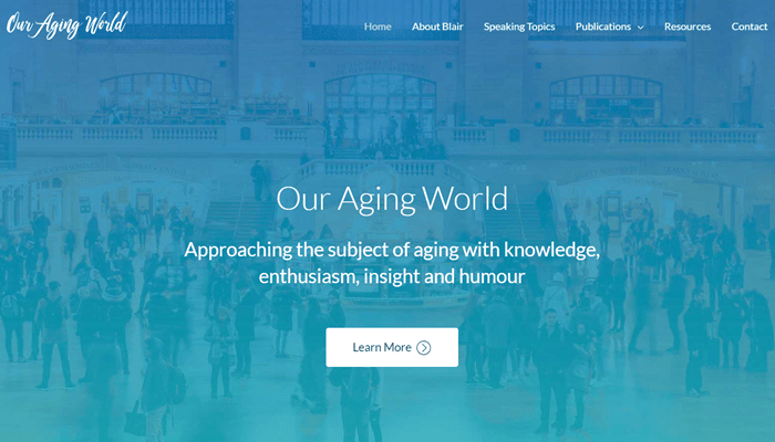 beaver builder examples our aging world