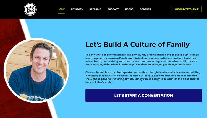 best leadpages examples clayton poland
