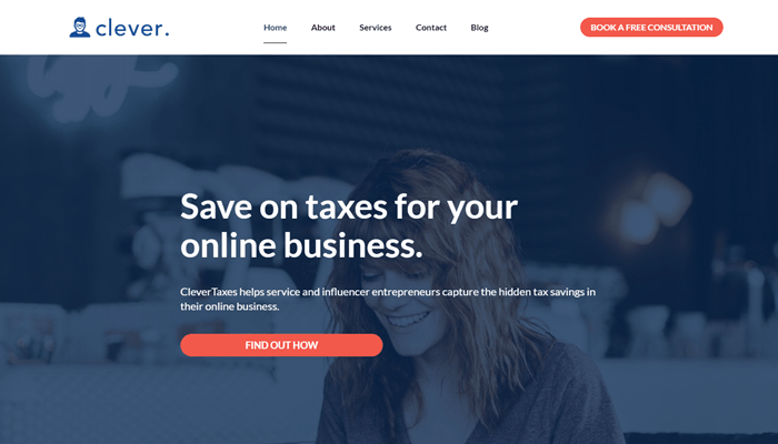 best leadpages examples clever taxes