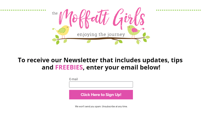 best leadpages examples the moffatt girls