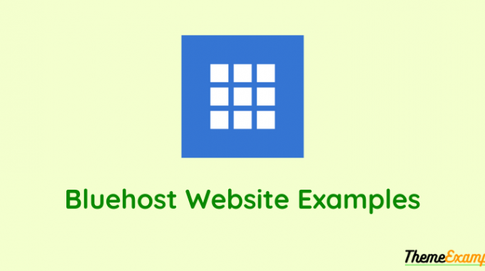 bluehost website examples