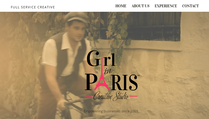 brooklyn theme examples girl in paris