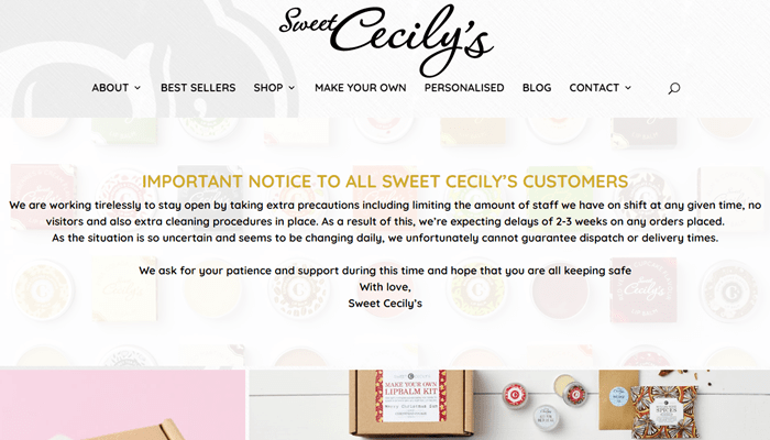 divi theme examples sweet cecilys