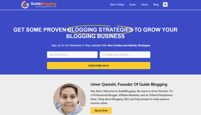 generatepress examples guide blogging