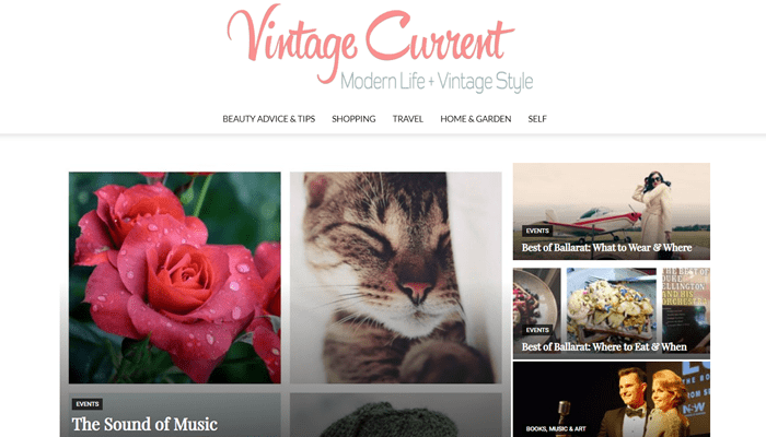 the7 theme examples vintage current