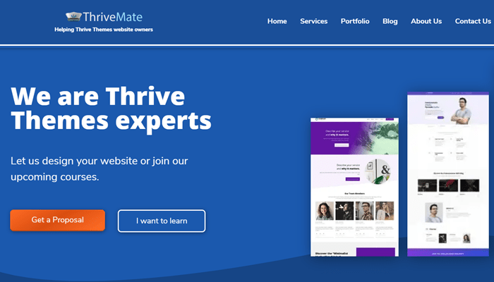 thrive architect examples thrive mate